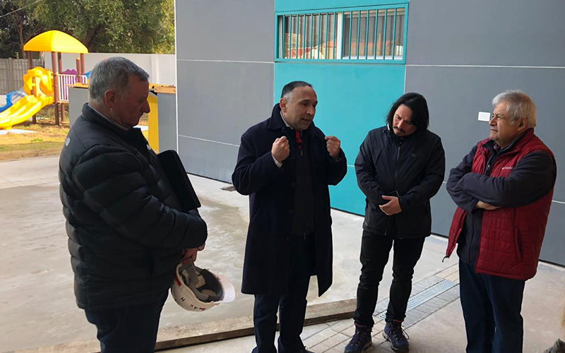 Director regional y alcalde de Panquehue verifican en terreno el avance del proyecto “Sueño Dorado”