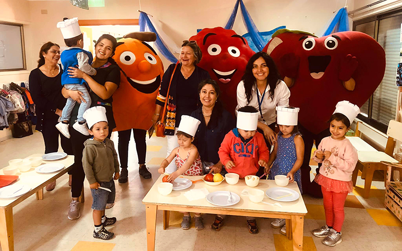 Team saludable lanzó Jardines Infantiles de Verano en Arauco