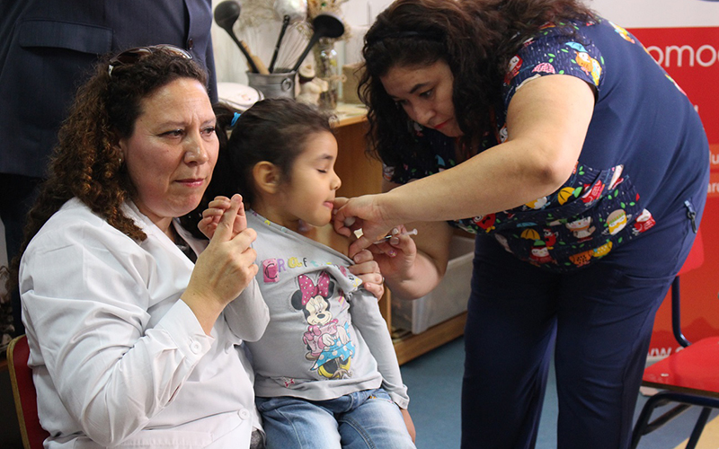 Niños y niñas fueron protagonistas del lanzamiento oficial de la Campaña de Vacunación contra la Influenza en Atacama