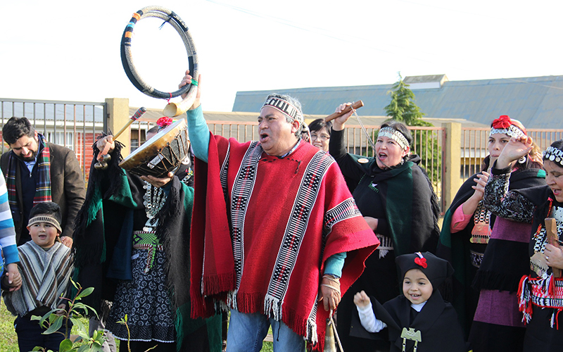 Asociación indígena Talcahueñu Ñi folil celebra We Tripantu en jardín infantil