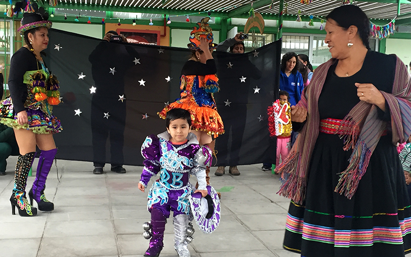 Párvulos JUNJI se sumaron a las celebraciones del Machaq Mara