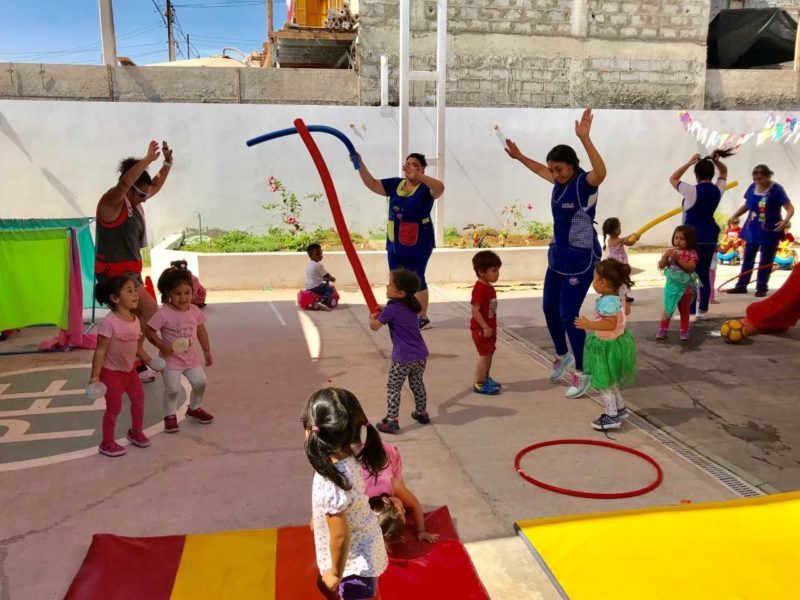Niñas y niños del Jardín Infantil “El Oro” disfrutaron de una entretenida mañana recreativa
