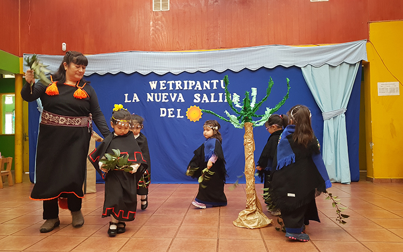 En Jardín “Carrusel” de Valdivia conmemoraron la Nueva Salida del Sol