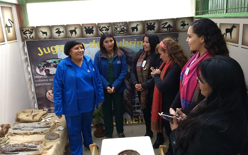 Docentes peruanas conocen desde un atrapanieblas a museo arqueológico en jardín
