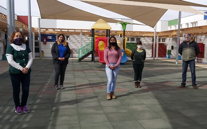 Director regional recorre jardines de Caldera y Chañaral para conocer situación de comunidades educativas