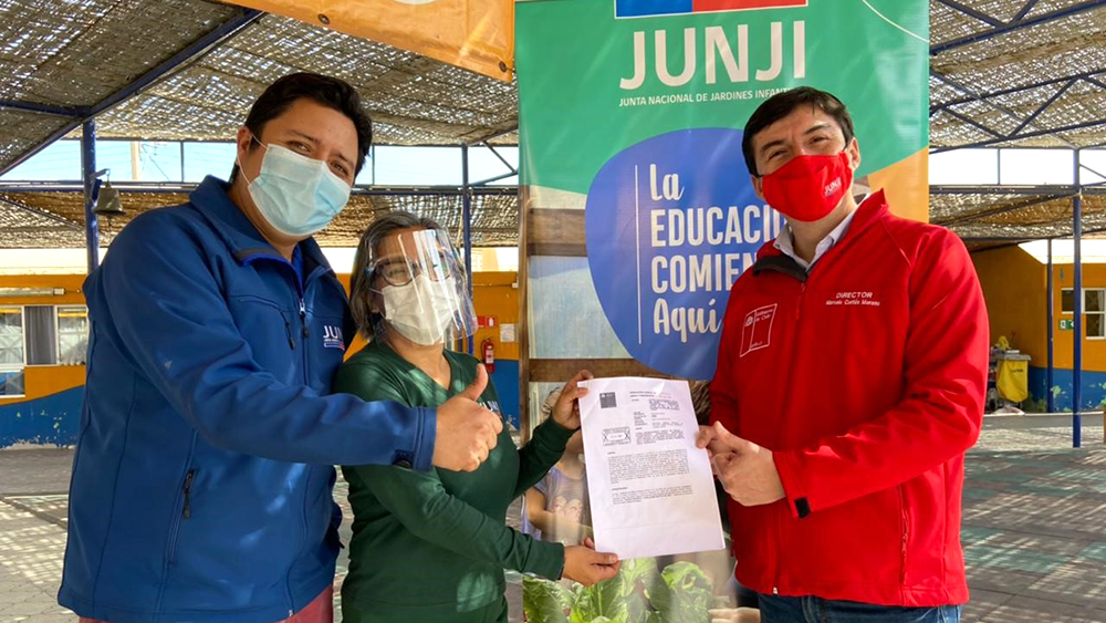 El 100% de los jardines infantiles de la Junji Arica cuenta con Reconocimiento Oficial