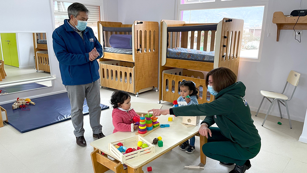 Nuevo jardín infantil “Los Olivos” inicia funcionamiento con niños y niñas