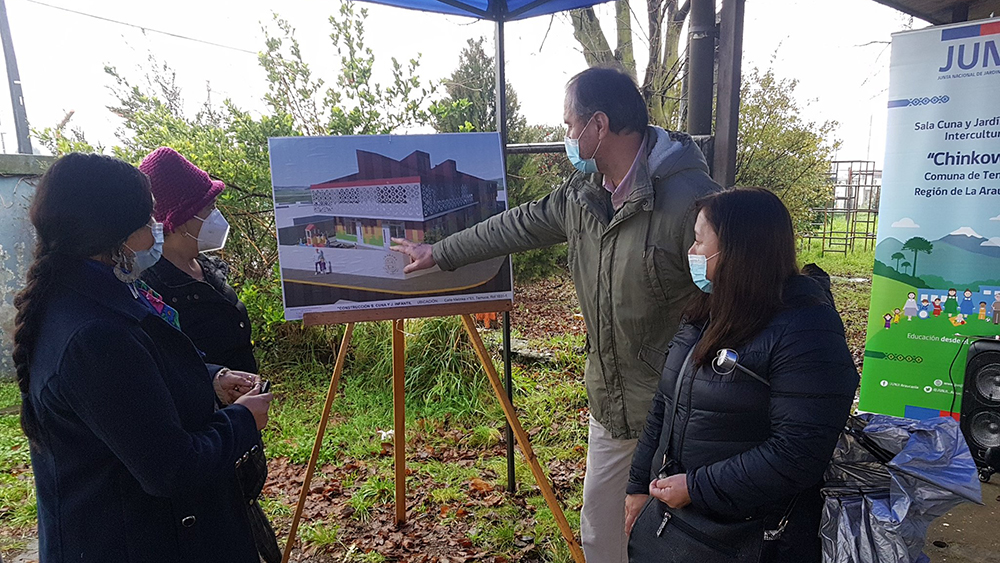Junji Araucanía se reúne con vecinos de Villa Turingia para informar avances del proyecto “Chinkowe”