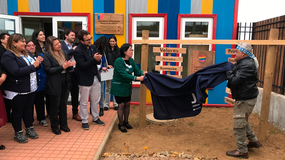 Vicepresidenta Daniela Triviño lidera inauguración de jardín infantil en Bonifacio