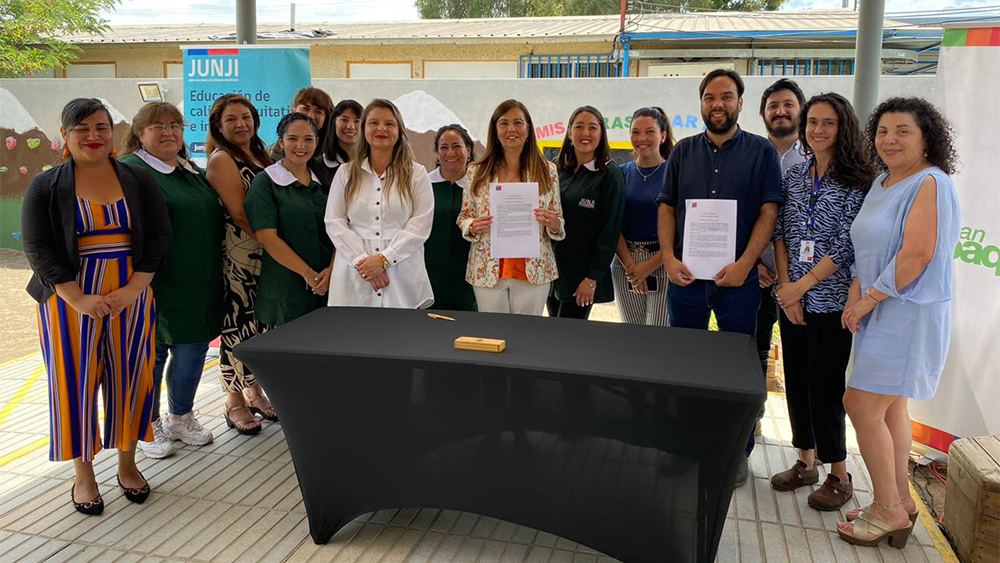 Junji Metropolitana firma convenio de colaboración con la Municipalidad de San Joaquín