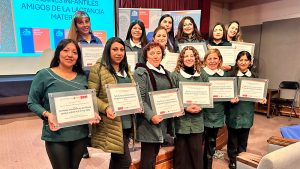 Jardines reciben certificación por su contribución a la promoción de la lactancia materna